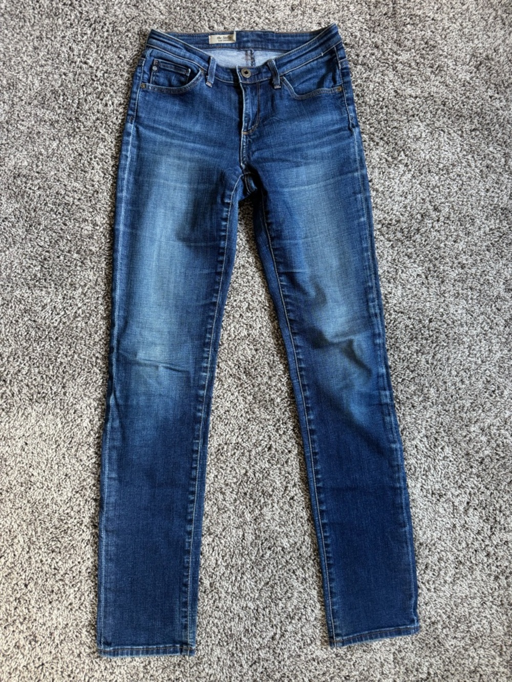 AG Adriano Goldschmied Dark Blue Skinny Jeans(A-68)